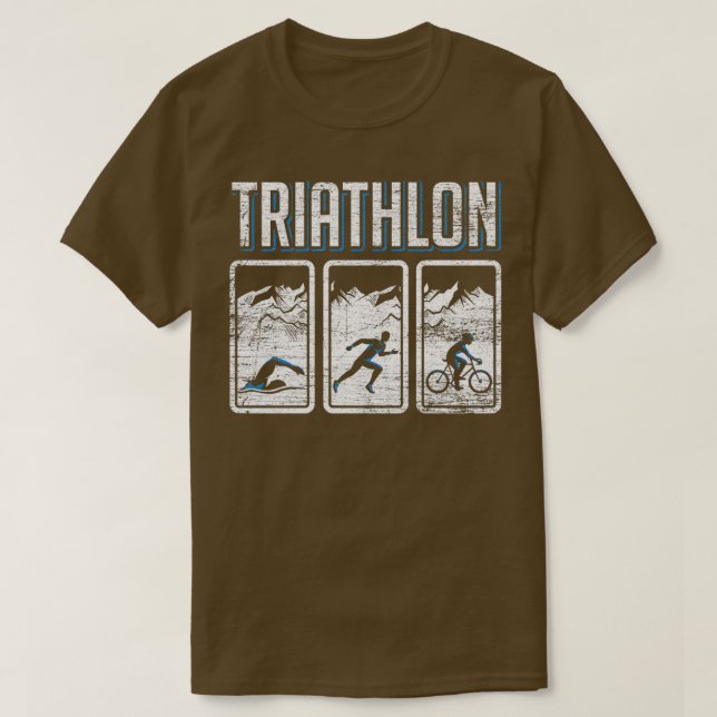 Camiseta Hobby do Triathlon 1 (Frente do Design)