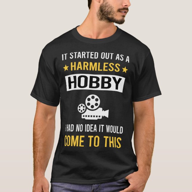 Camiseta Hobby Film History sem danos (Frente)