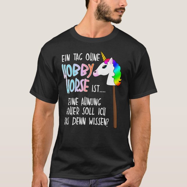 Camiseta Hobby Horse Hobbyhorse Saying (Frente)
