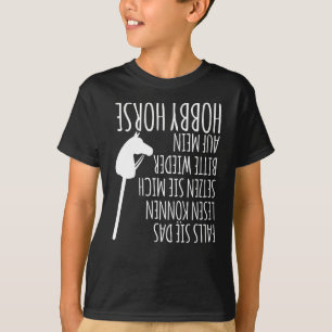 Camiseta Hobby Horse Steckenhorse Dizendo