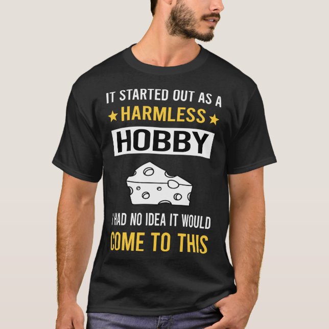Camiseta Hobby Inofensivo Fabricação de Queijo Queijeiro Qu (Frente)