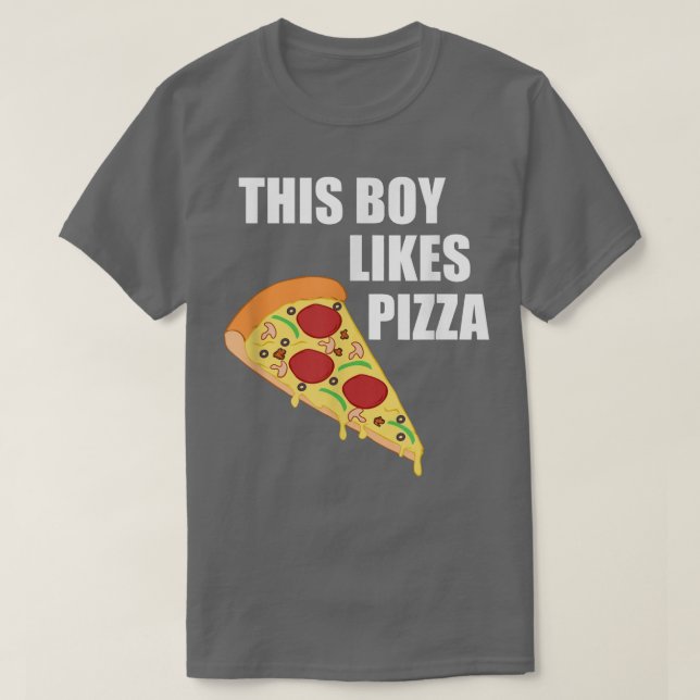 Camiseta Hobby Pizza Chef Boy Likes Pizza Funny Saying T-Sh (Frente do Design)