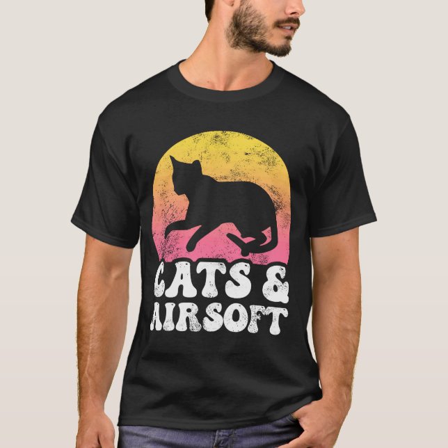 Camiseta Hobby Retroativo Cats & AirSoft (Frente)