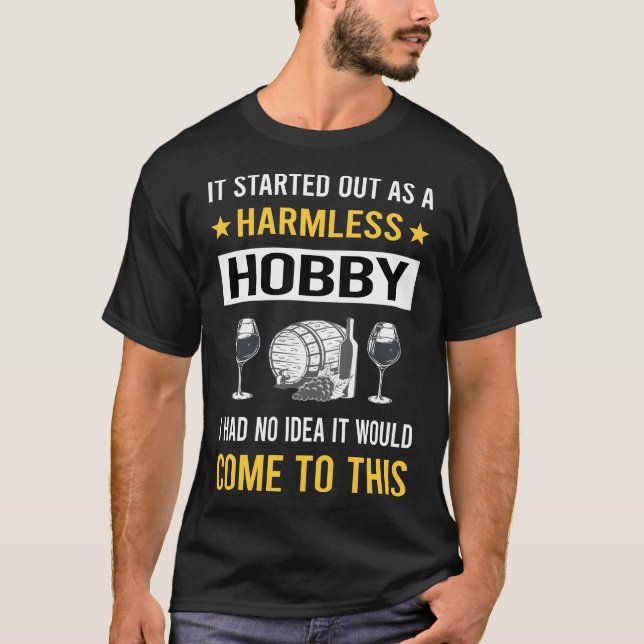 Camiseta Hobby Winemaking Winemaking Inhétero (Frente)