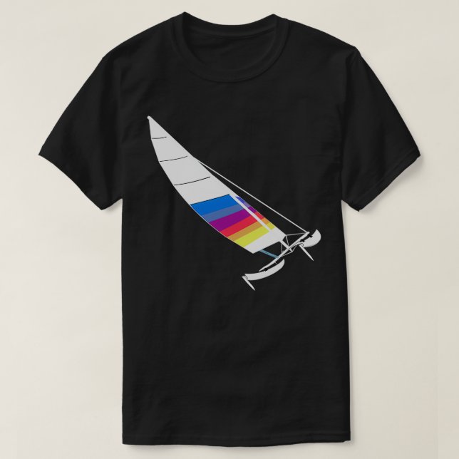 Camiseta Hobie 16Beach CatHullWhite01 (Frente do Design)