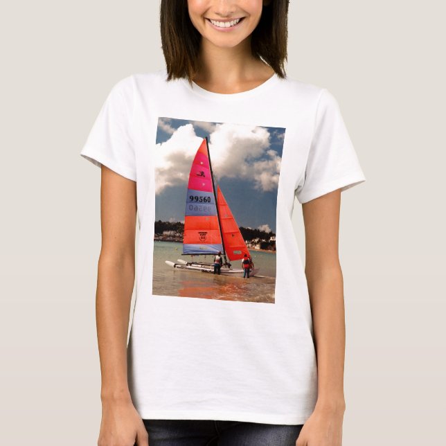 Camiseta Hobie Catamaran pronto para velejar (Frente)