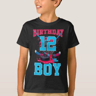 Camiseta Hockey 12 Anos Sorvete Drip 12º Aniversário Bo