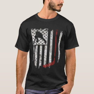 Camiseta Hockey American Usa Flag S