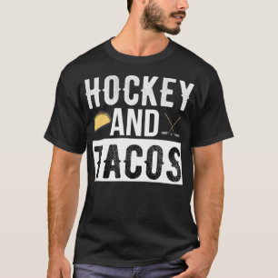 Camiseta Hockey and Tacos Shirt Hockey Player Team Ice Hock