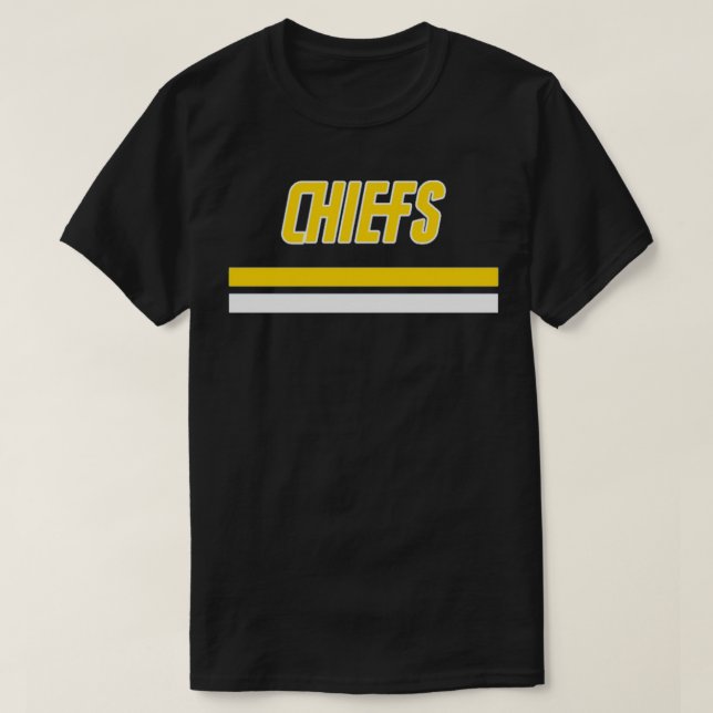 Camiseta Hockey Charlestown Chiefs Slap Shot (Frente do Design)