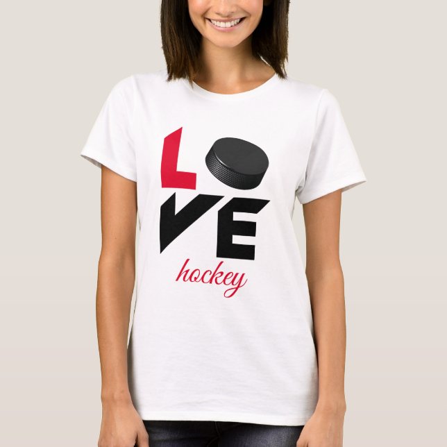 Camiseta Hockey com amor (Frente)
