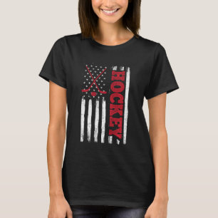 Camiseta Hockey com Bandeira Americana Patriótico I