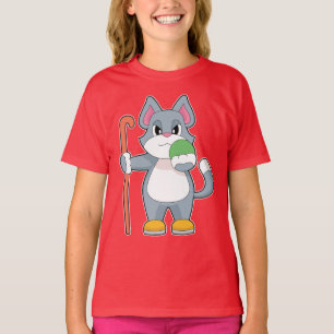 Camiseta Hockey com campo de gato