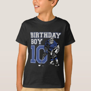 Camiseta Hockey com gelo de 10 anos Considerou Festa de ani