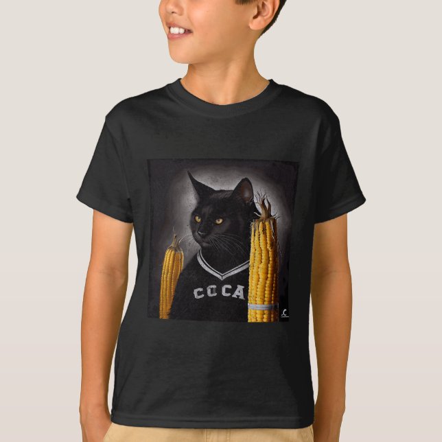 Camiseta Hockey Corn De Gato No Cob (Frente)
