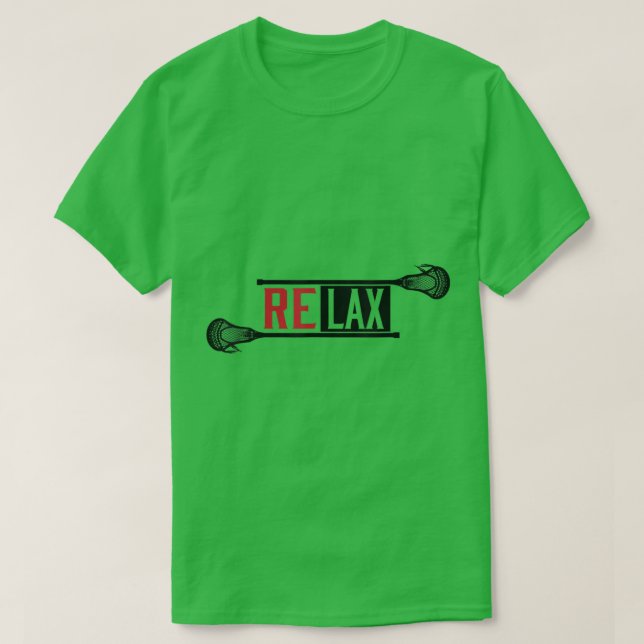 Camiseta Hockey de campo da Equipe ReLAX Lacrosse (Frente do Design)