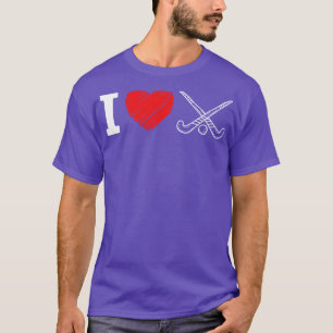 Camiseta Hockey de campo eu adoro hóquei de campo
