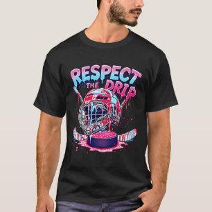 Camiseta Hockey Drip Para Meninos Sorvete Drip Juventude Cr