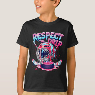 Camiseta Hockey Drip Para Meninos Sorvete Drip Juventude Cr