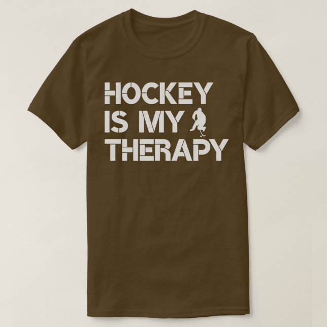 Camiseta Hockey é minha terapia (Frente do Design)