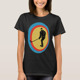 Camiseta Hockey Funny Hockey Frisbee Lover Retro Vintage 70