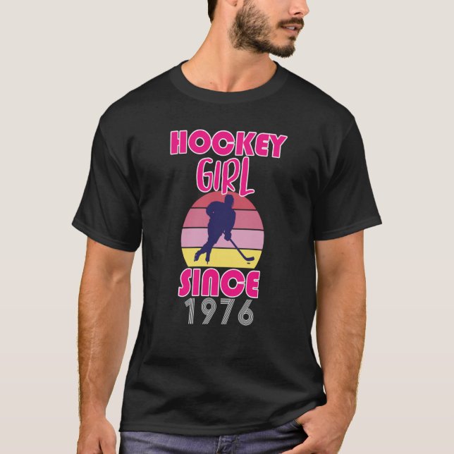 Camiseta Hockey girl since 1976 (Frente)