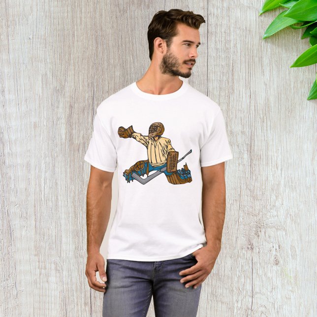 Camiseta Hockey Goalie (Criador carregado)