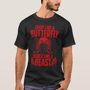 Camiseta Hockey Goalie Para Homens Hóquei No Gelo 3