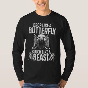 Camiseta Hockey Goalie Para Homens Hóquei No Gelo Feminino