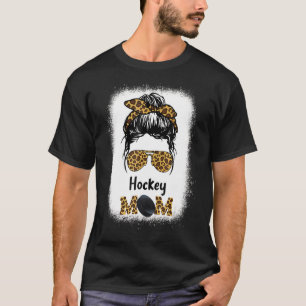 Camiseta Hockey Mãe Sangrando Leopardo Branqueado Esportes