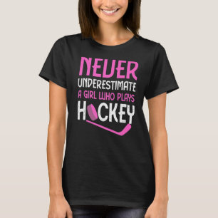 Camiseta Hockey Para Mulheres Jogadoras De Hóquei No Gelo