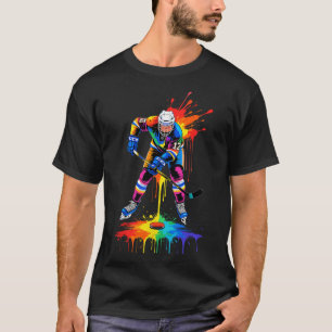 Camiseta Hockey Paus Gelado Granulado Esporte Menino Eu