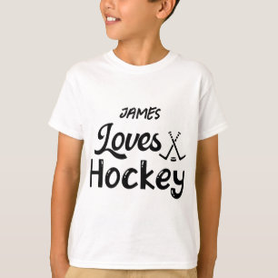 Camiseta Hockey personalizado de amor