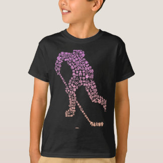 Camiseta Hockey Player Icon Hockey Player Gear _ Girls Ice