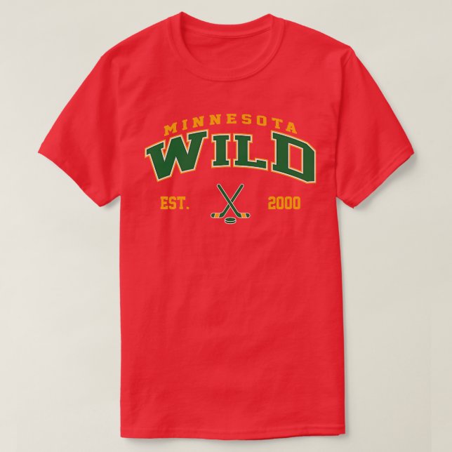 Camiseta Hockey selvagem (Frente do Design)