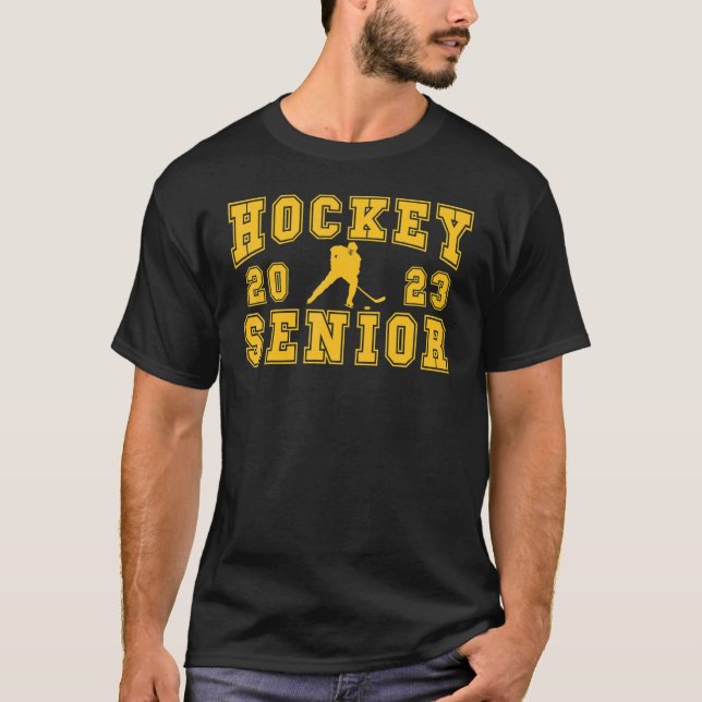 Camiseta Hockey Senior Night Hockey Senior 2023 Graduation  (Frente)
