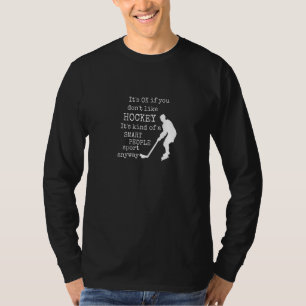 Camiseta Hockey Smart Pessoas Esporte Sarcasmo Hockey Pl