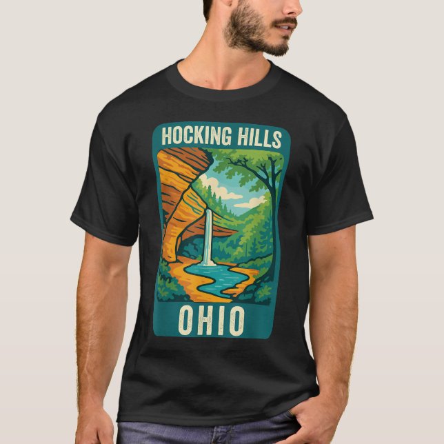 Camiseta Hocking Hills Ohio Hocking Hills Ash Cave Hocking (Frente)