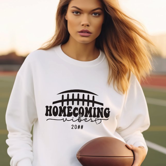 Camiseta HOCO Homecoming Vibs 1 Dia do Jogo de Reunião (#hoco #homecoming #footballday)