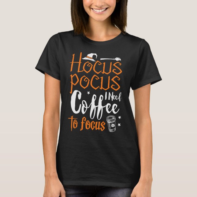 Camiseta Hocus Pocus Diy Halloween Costume (Frente)