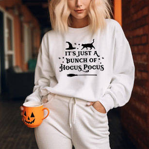 Camiseta Hocus Pocus Halloween Cita Cinza feminina