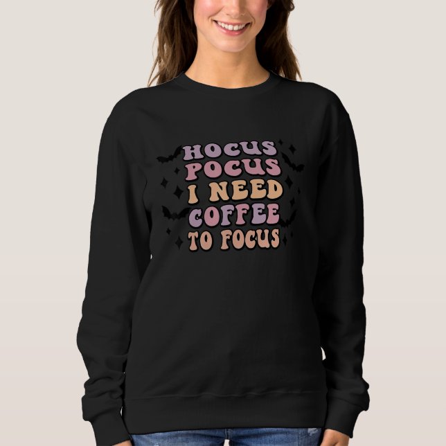 Camiseta Hocus Pocus I Need Coffee To Focus (Frente)