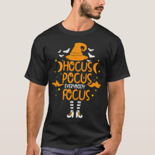 Camiseta Hocus Pocus Todos Focam O Halloween Engraçado