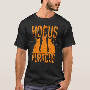 Camiseta Hocus Purrcus Halloween Bruxas Gatos Paródia 1