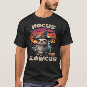 Camiseta Hocus Slowcus amantes de preguiça fantasi