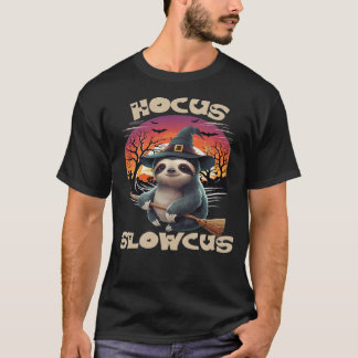 Camiseta Hocus Slowcus amantes de preguiça fantasi