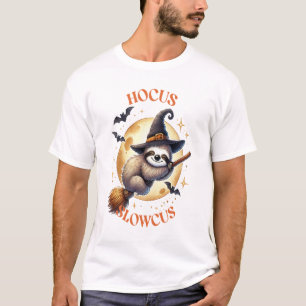 Camiseta Hocus Slowcus Bicho Preguiça Feiticeira