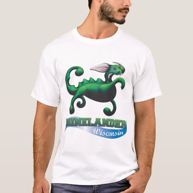 Camiseta Hodag Beach ball Rhinelander Wisconsin (Frente)