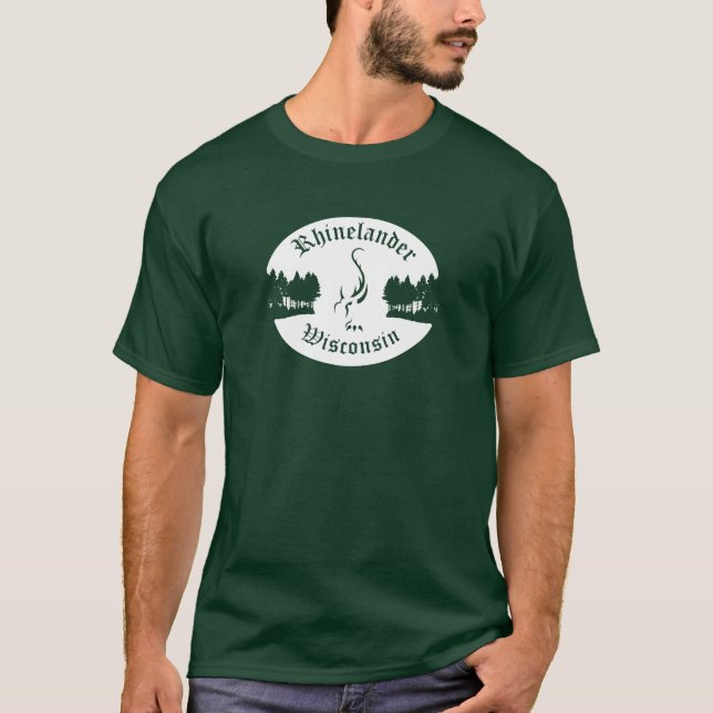 Camiseta Hodag. Rhinelander, Wisconsin (Frente)