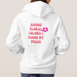 Camiseta Hoddie con frase motivadora en rosa